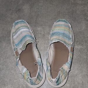 Sanuk Multicolor Woven Flats